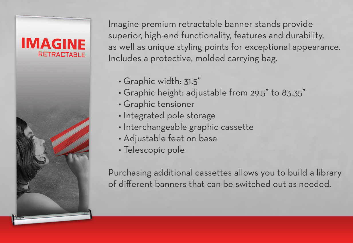 Imagine Retractable Banner Stand