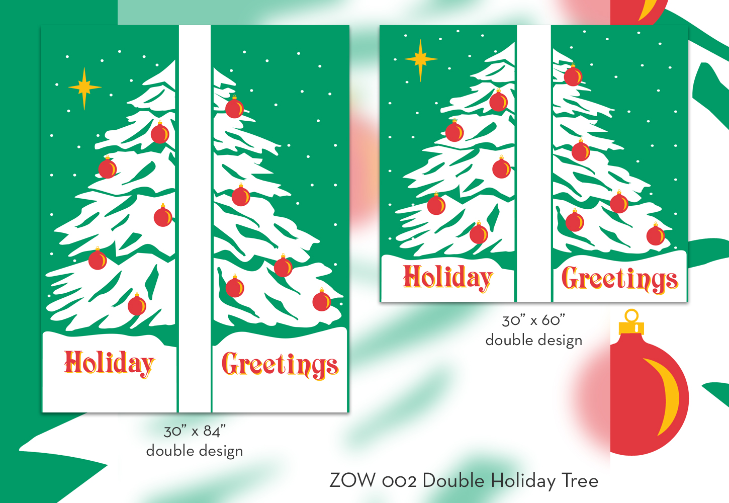 ZOW 002 Double Holiday Tree ZOW 002 Double Holiday Tree