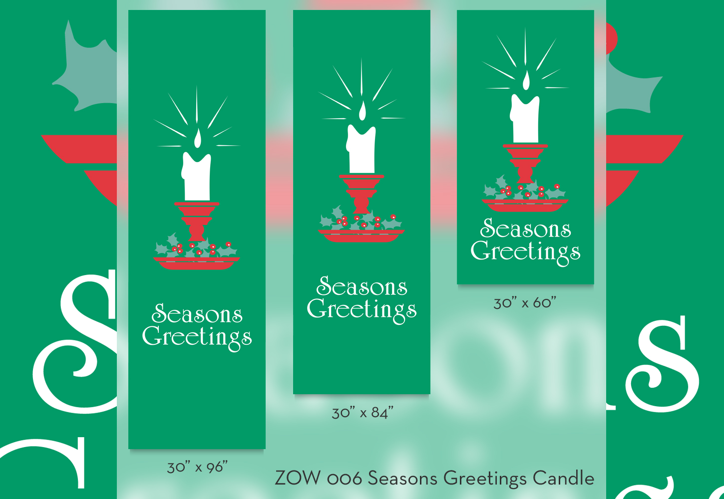 ZOW 006 Seasons Greetings Candle