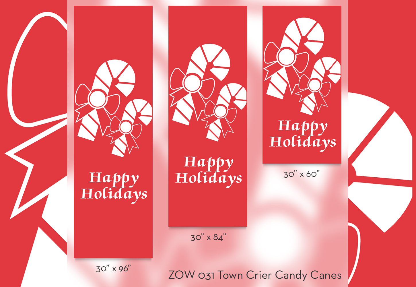 ZOW 031 Town Crier Candy Canes ZOW 031 Town Crier Candy Canes