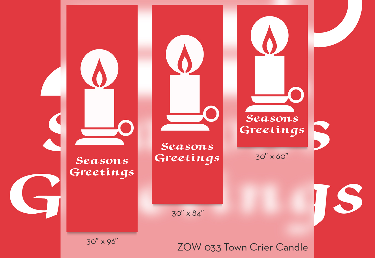 ZOW 033 Town Crier Candle ZOW 033 Town Crier Candle