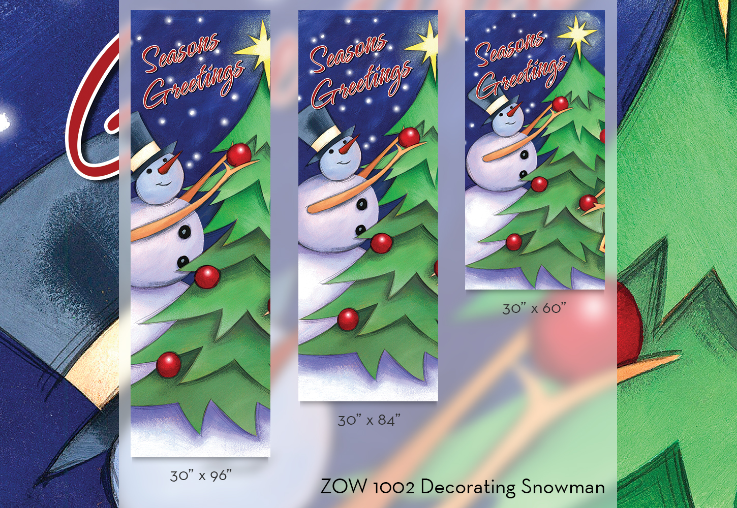 ZOW 1002 Decorating Snowman ZOW 1002 Decorating Snowman