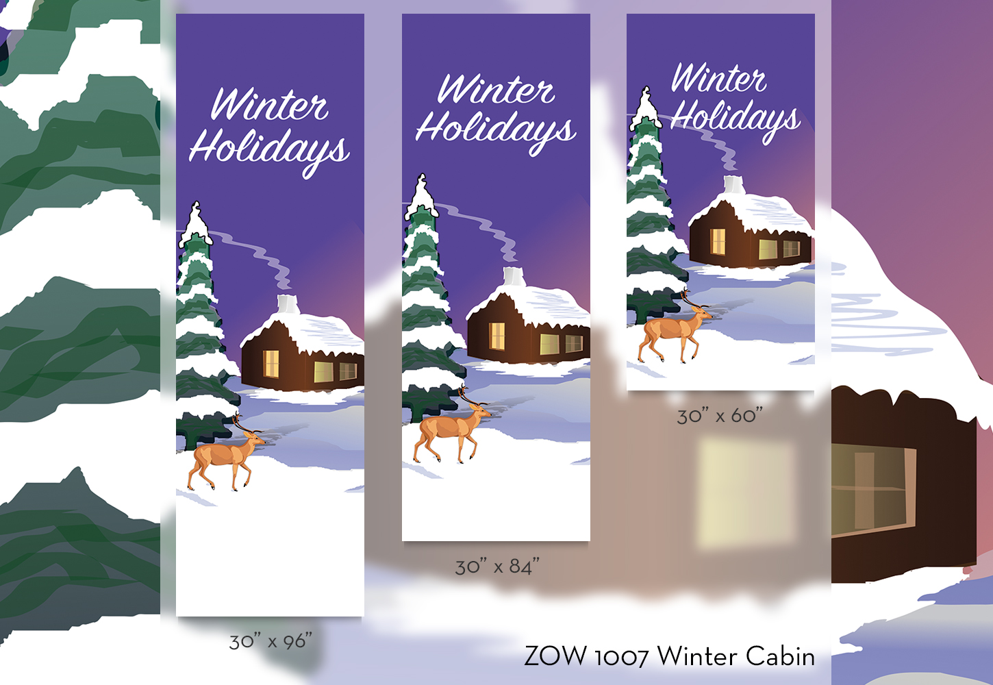 ZOW 1007 Winter Cabin