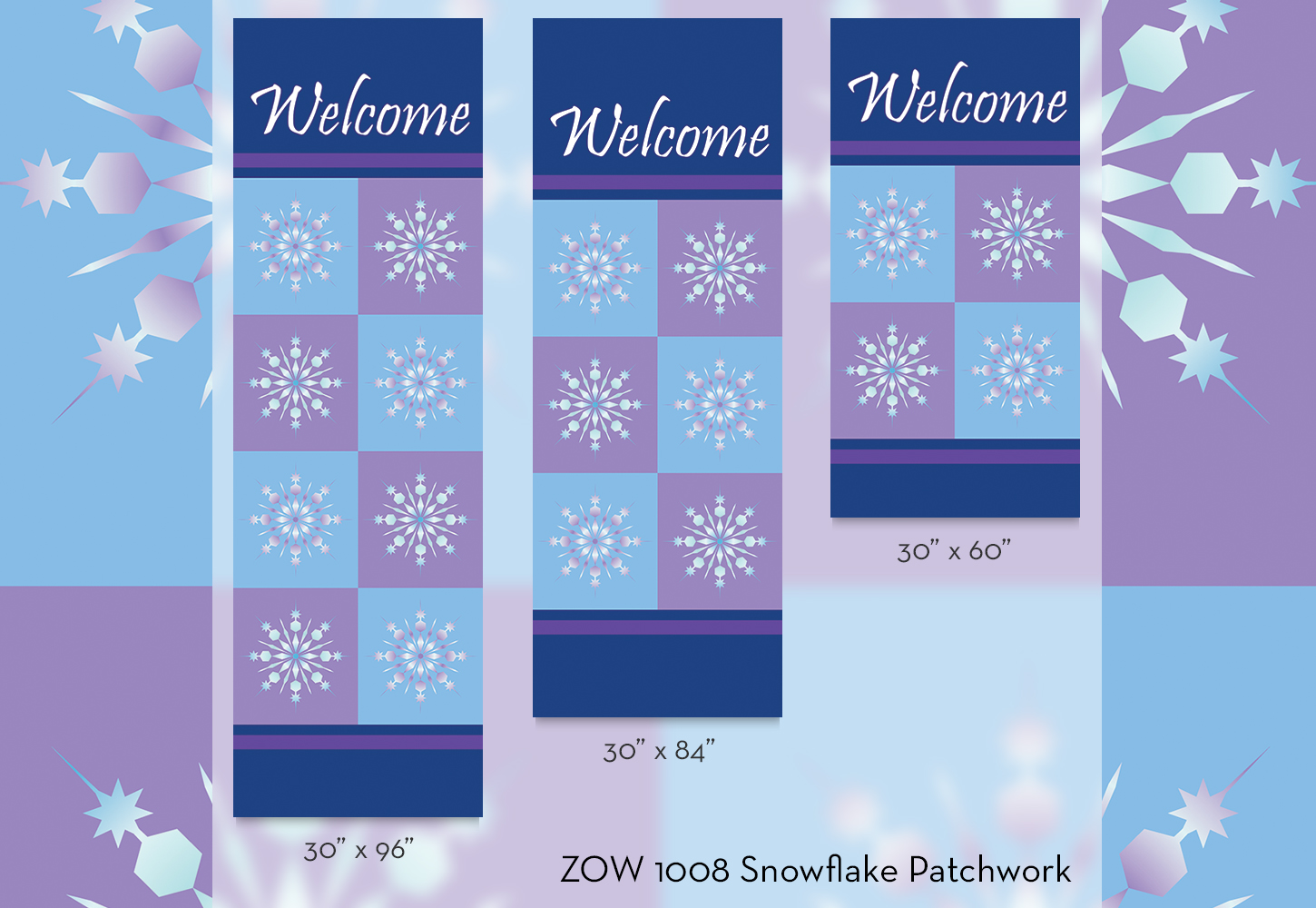 ZOW 1008 Snowflake Patchwork