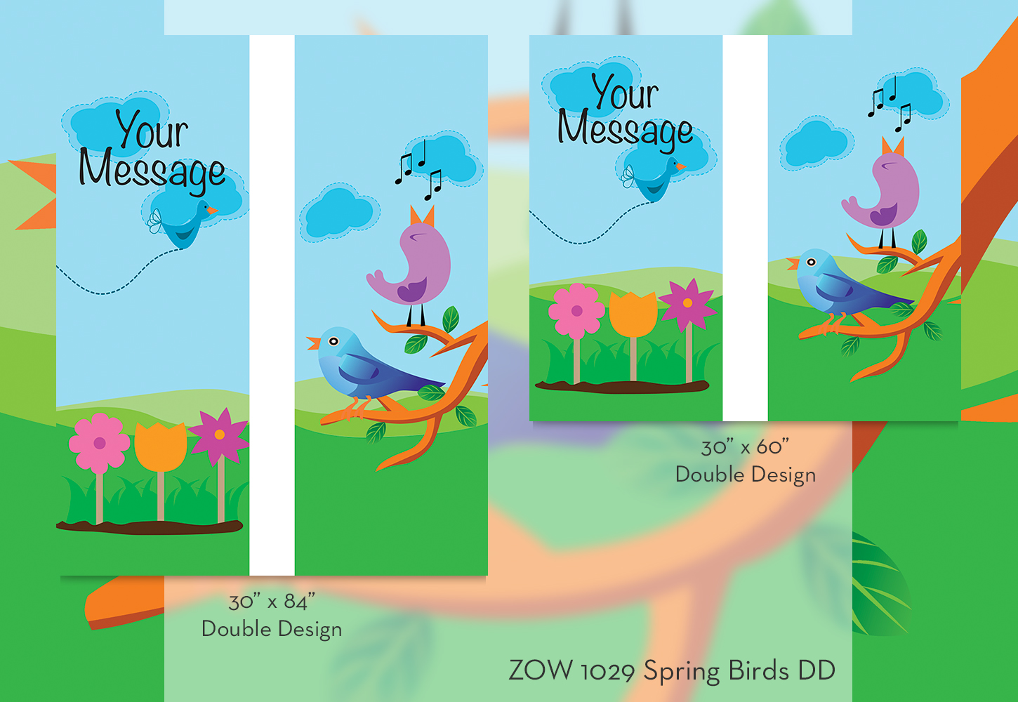 ZOW 1029 Spring Birds DD ZOW 1029 Spring Birds DD