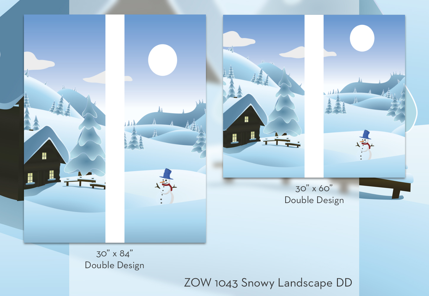 ZOW 1043 Snowy Landscape DD