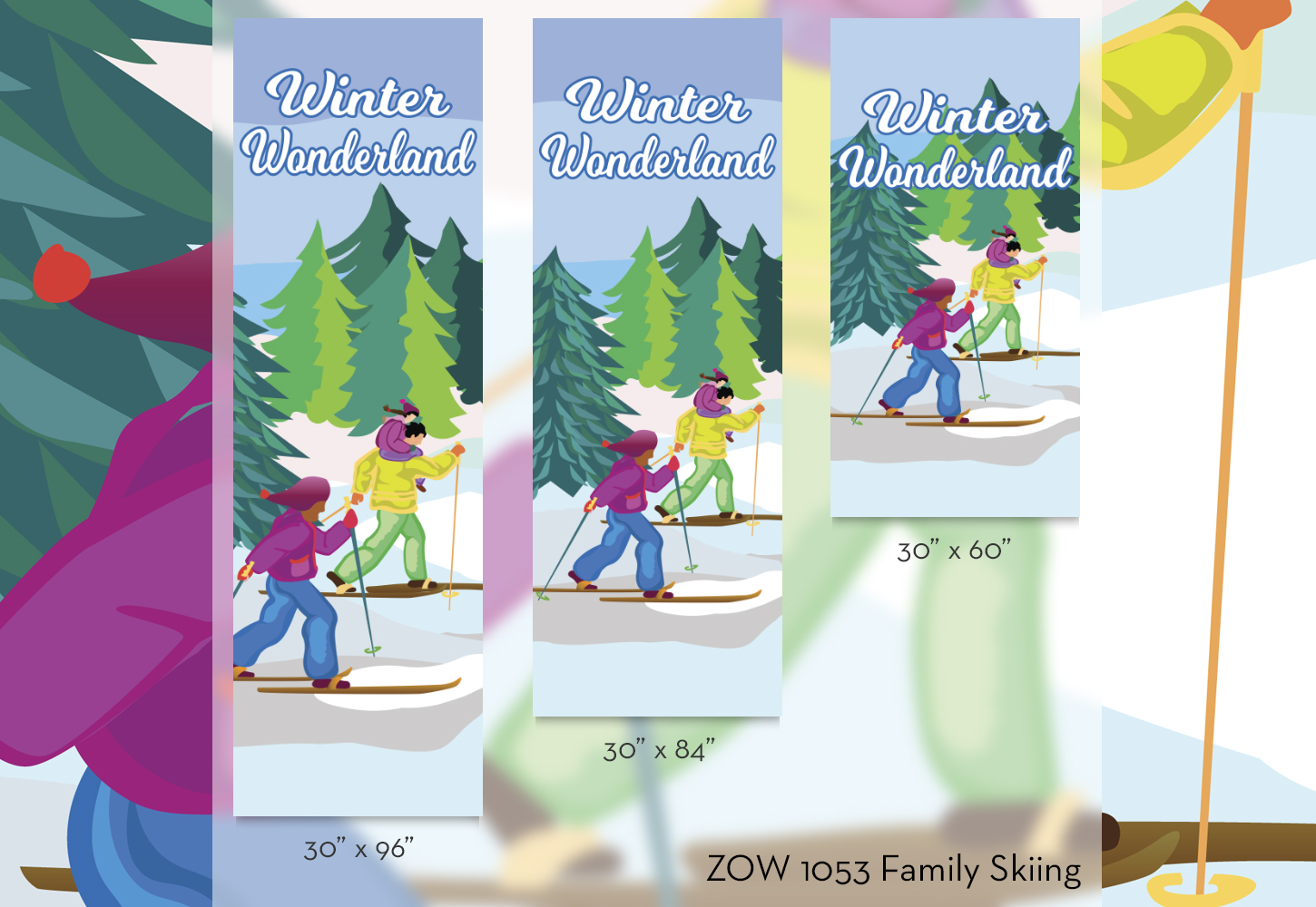 ZOW 1053 Family Skiing ZOW 1053 Family Skiing