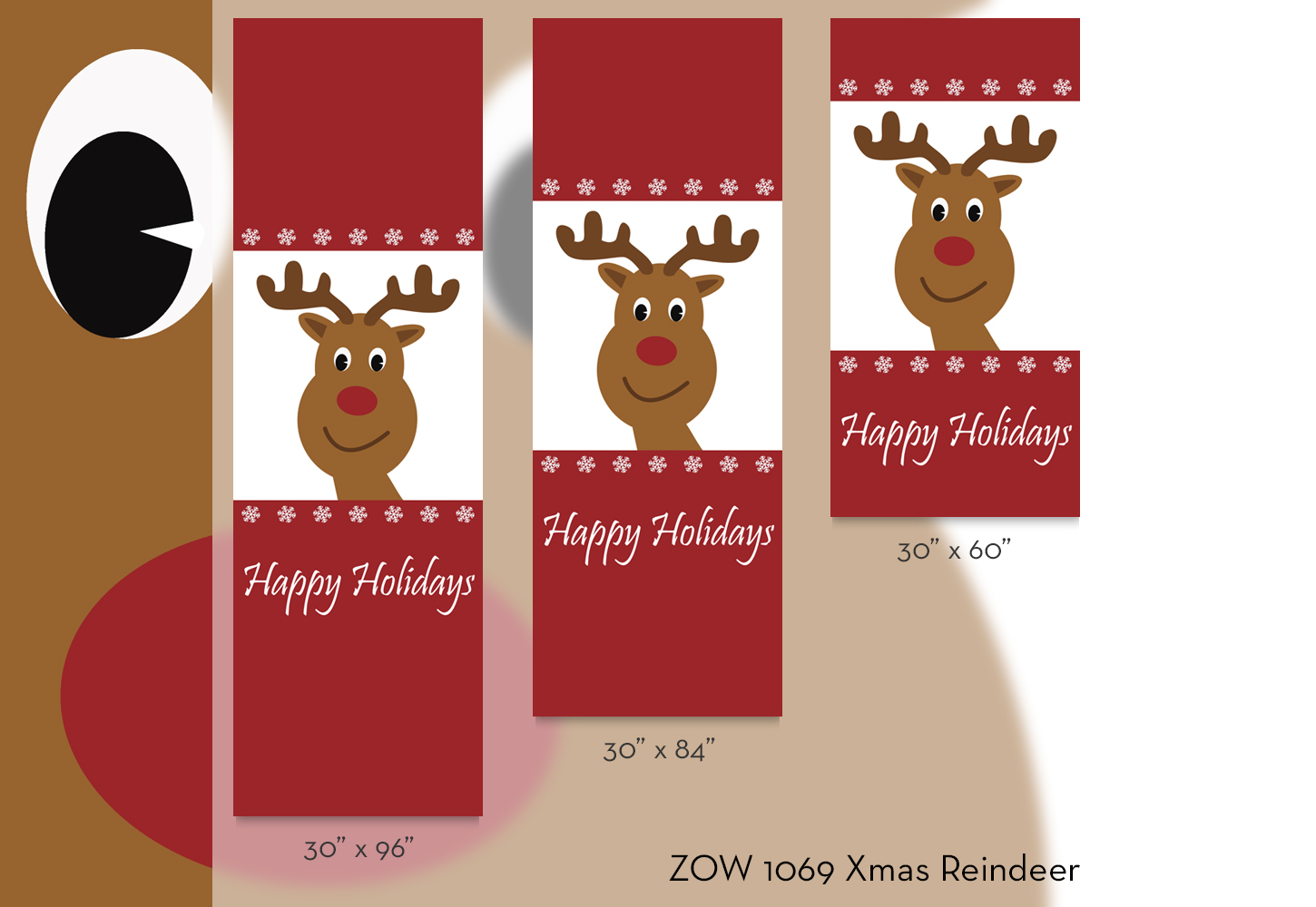 ZOW 1069 Xmas Reindeer