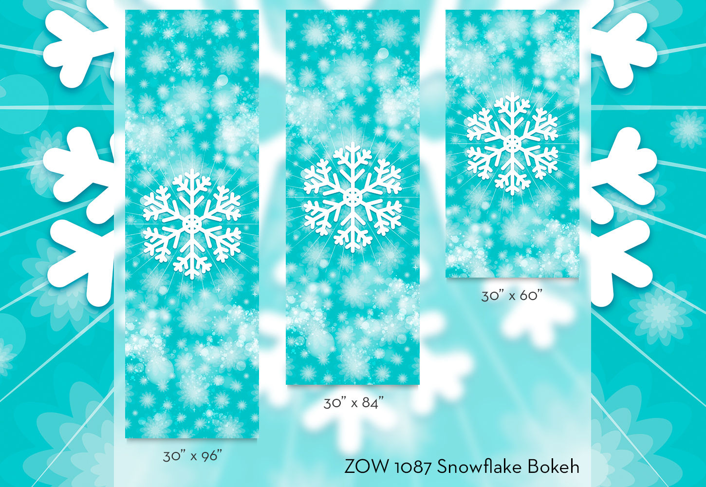 ZOW 1087 Snowflake Bokeh ZOW 1087 Snowflake Bokeh