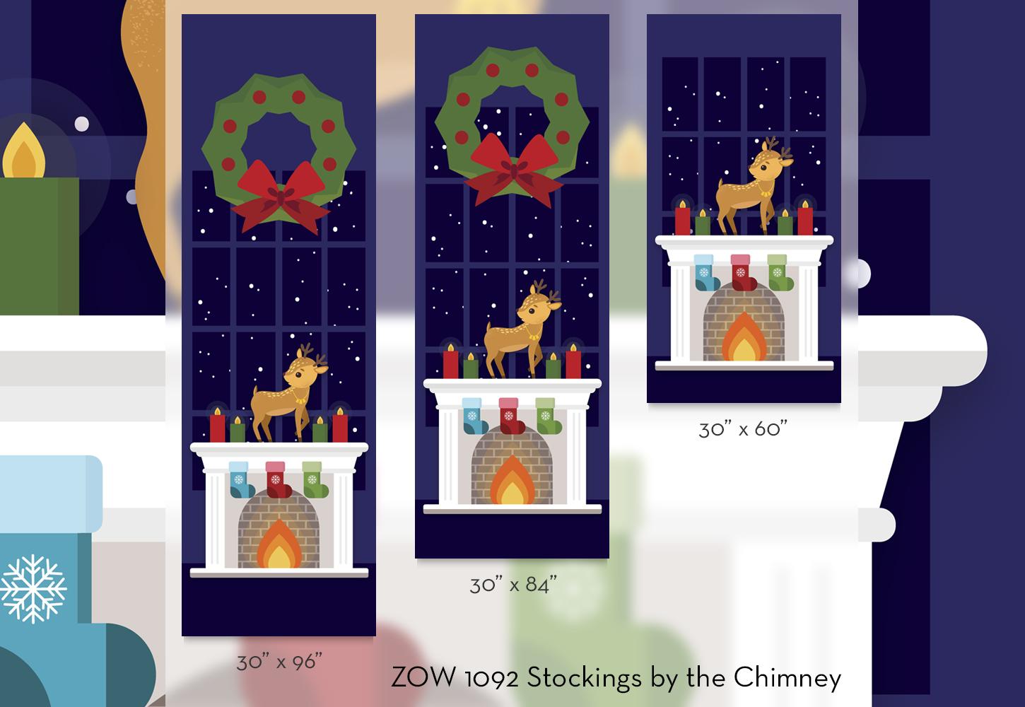 ZOW 1092 Stockings by the Chimney ZOW 1092 Stockings by the Chimney
