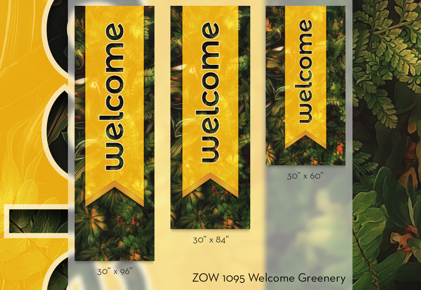ZOW 1095 Welcome Greenery ZOW 1095 Welcome Greenery