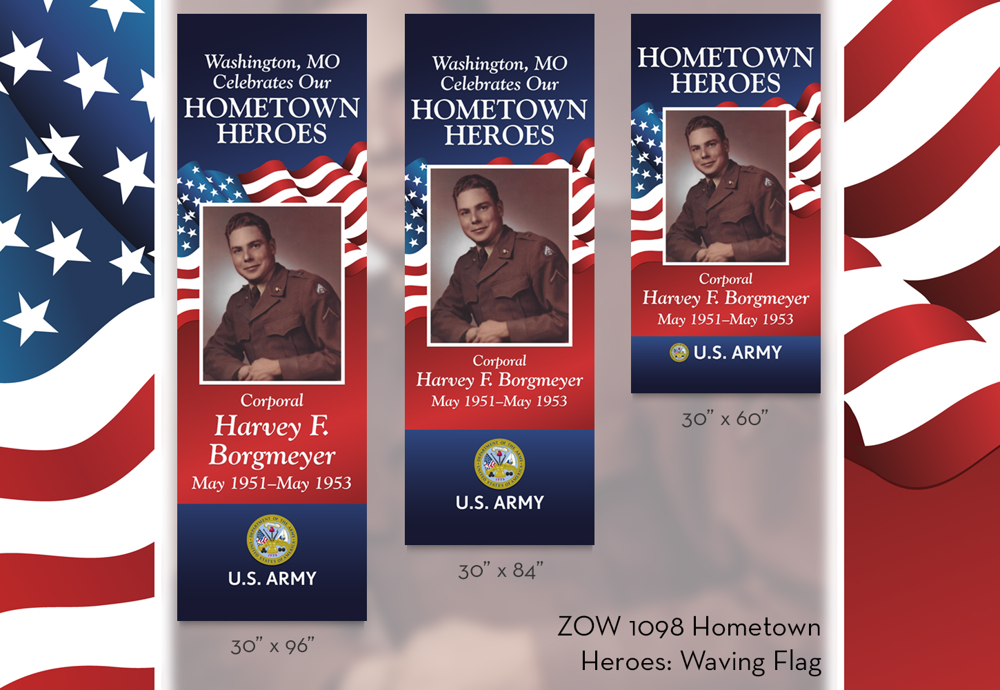 ZOW 1098 Hometown Heroes: Waving Flag ZOW 1098 Hometown Heroes: Waving Flag