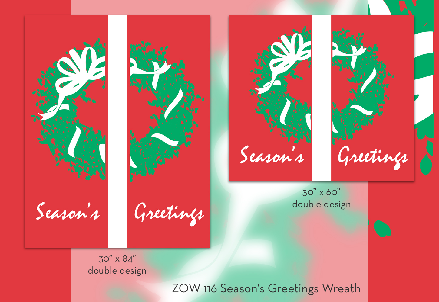 ZOW 116 Season's Greetings Wreath
