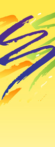 zow 304JR Swishes on Yellow Background