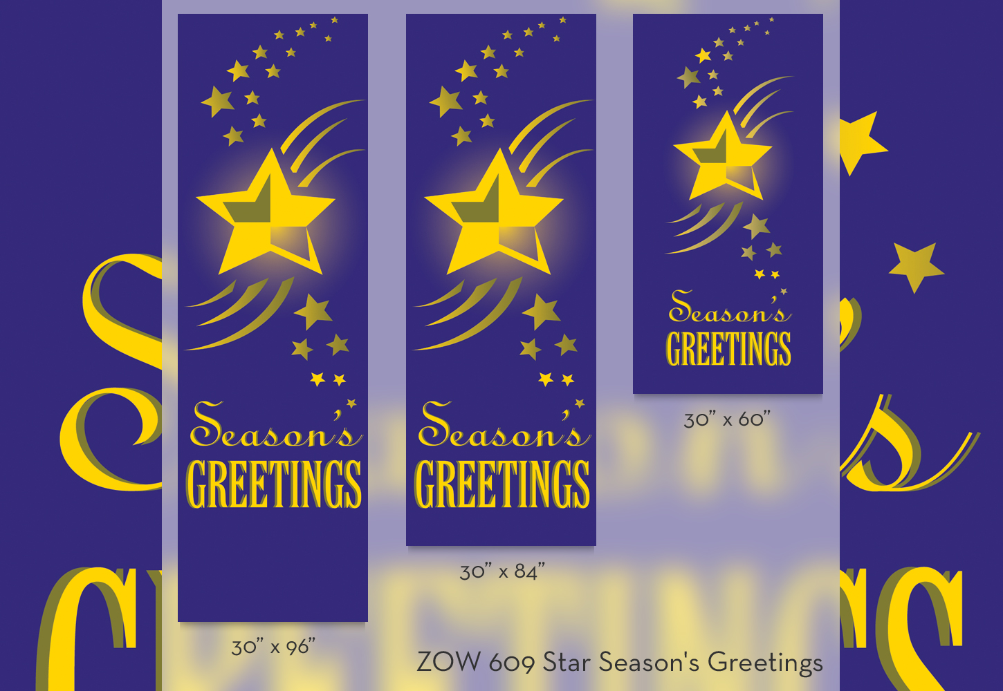 ZOW 609 Star Season's Greetings ZOW 609 Star Season's Greetings