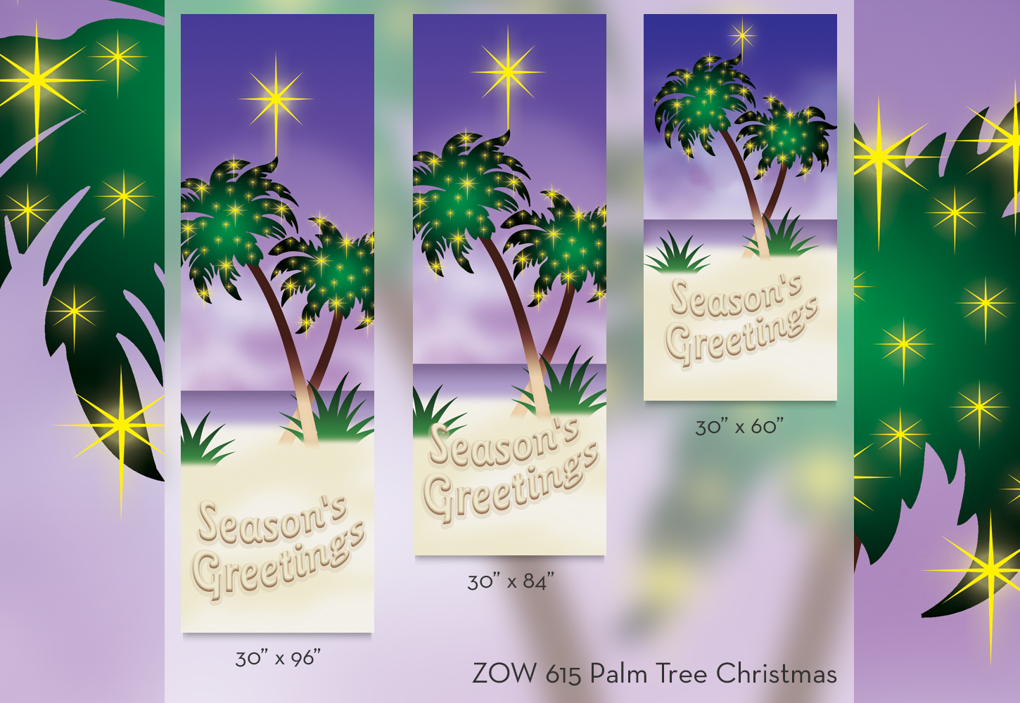 ZOW 615 Palm Tree Christmas ZOW 615 Palm Tree Christmas