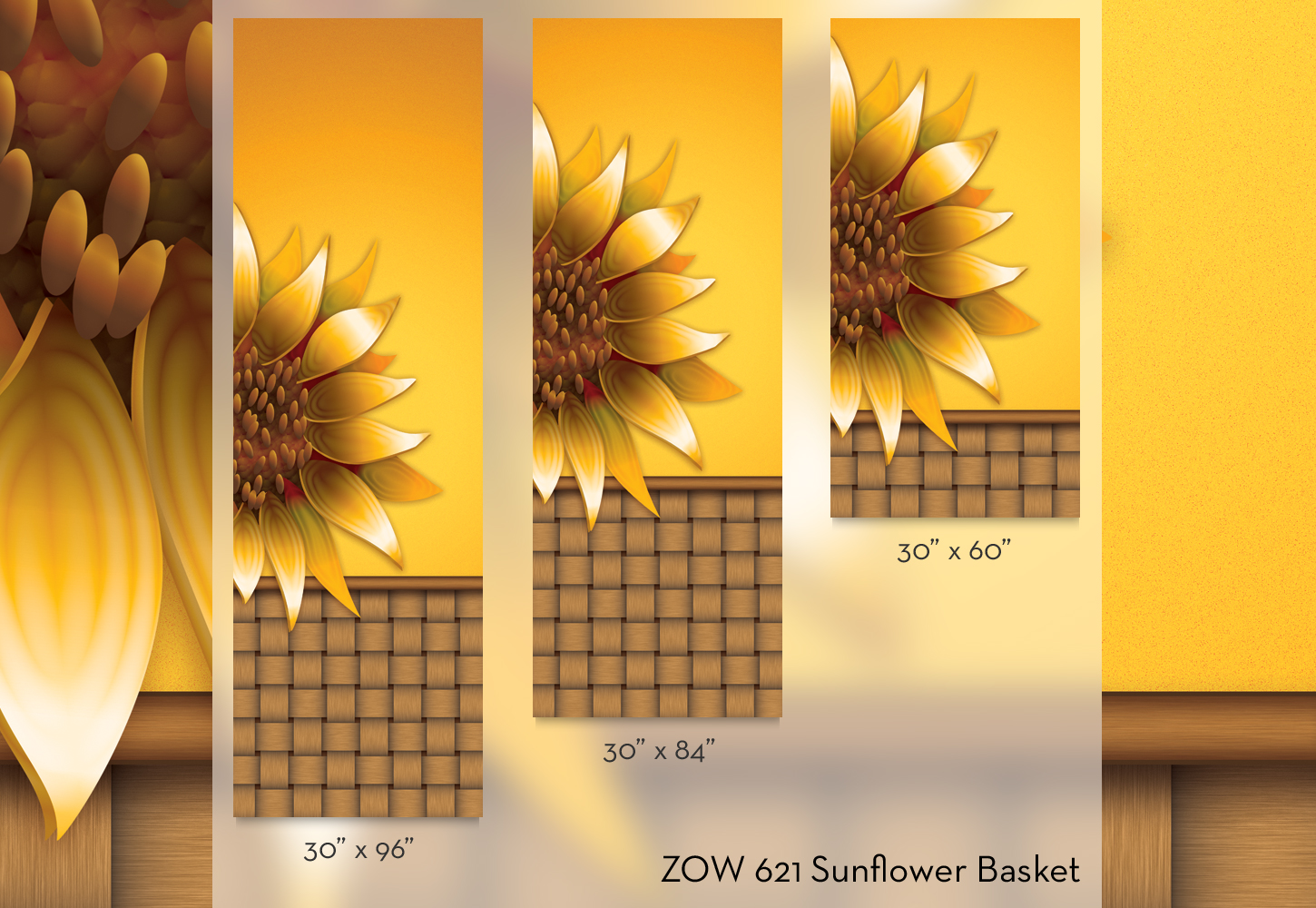 ZOW 621 Sunflower Basket