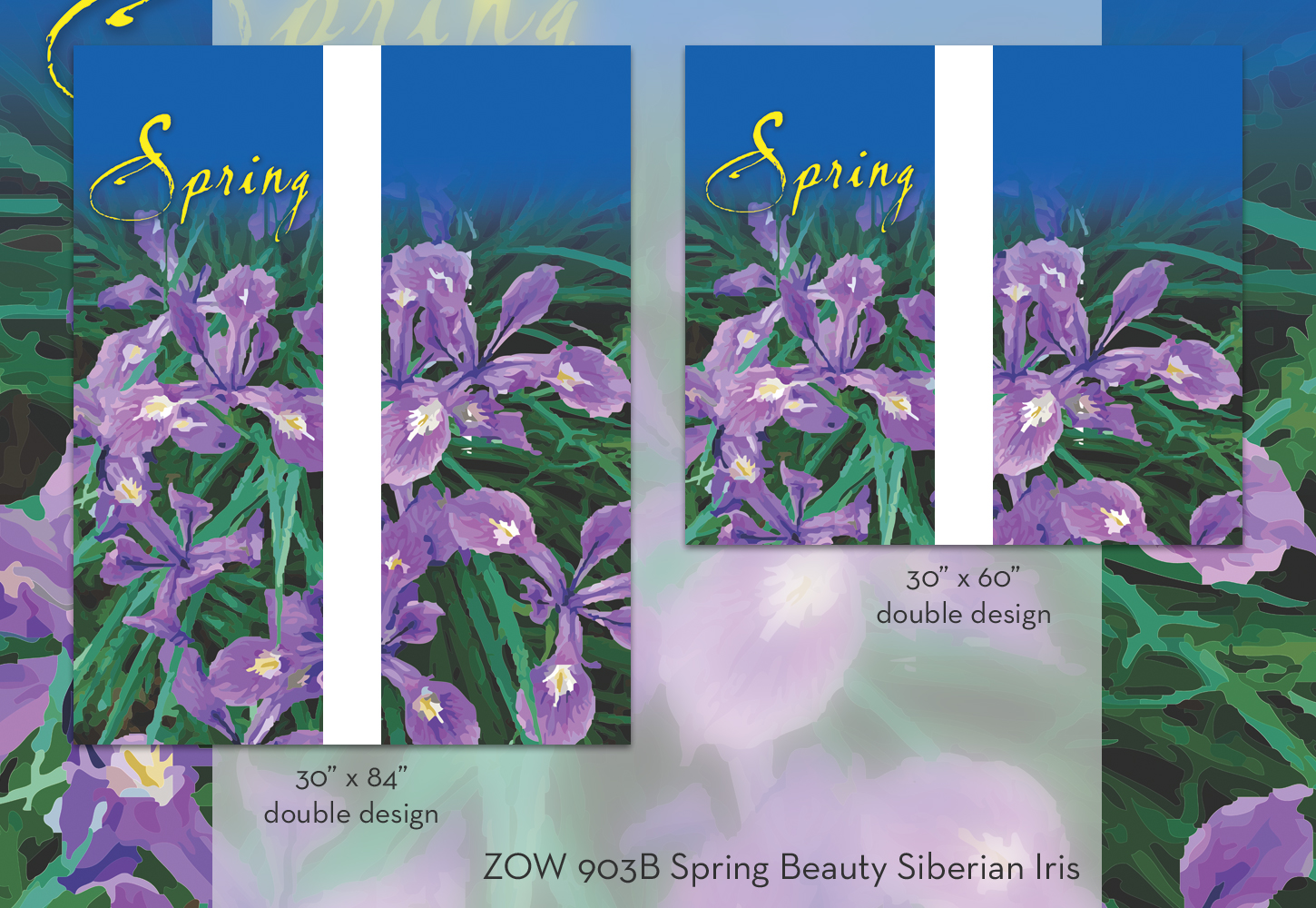ZOW 903B Spring Beauty Siberian Iris