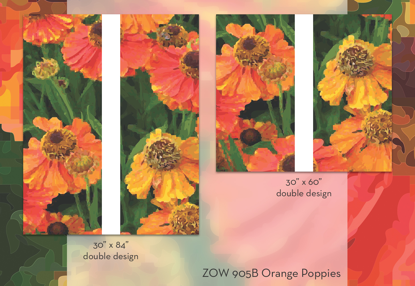 ZOW 905B Orange Poppies ZOW 905B Orange Poppies