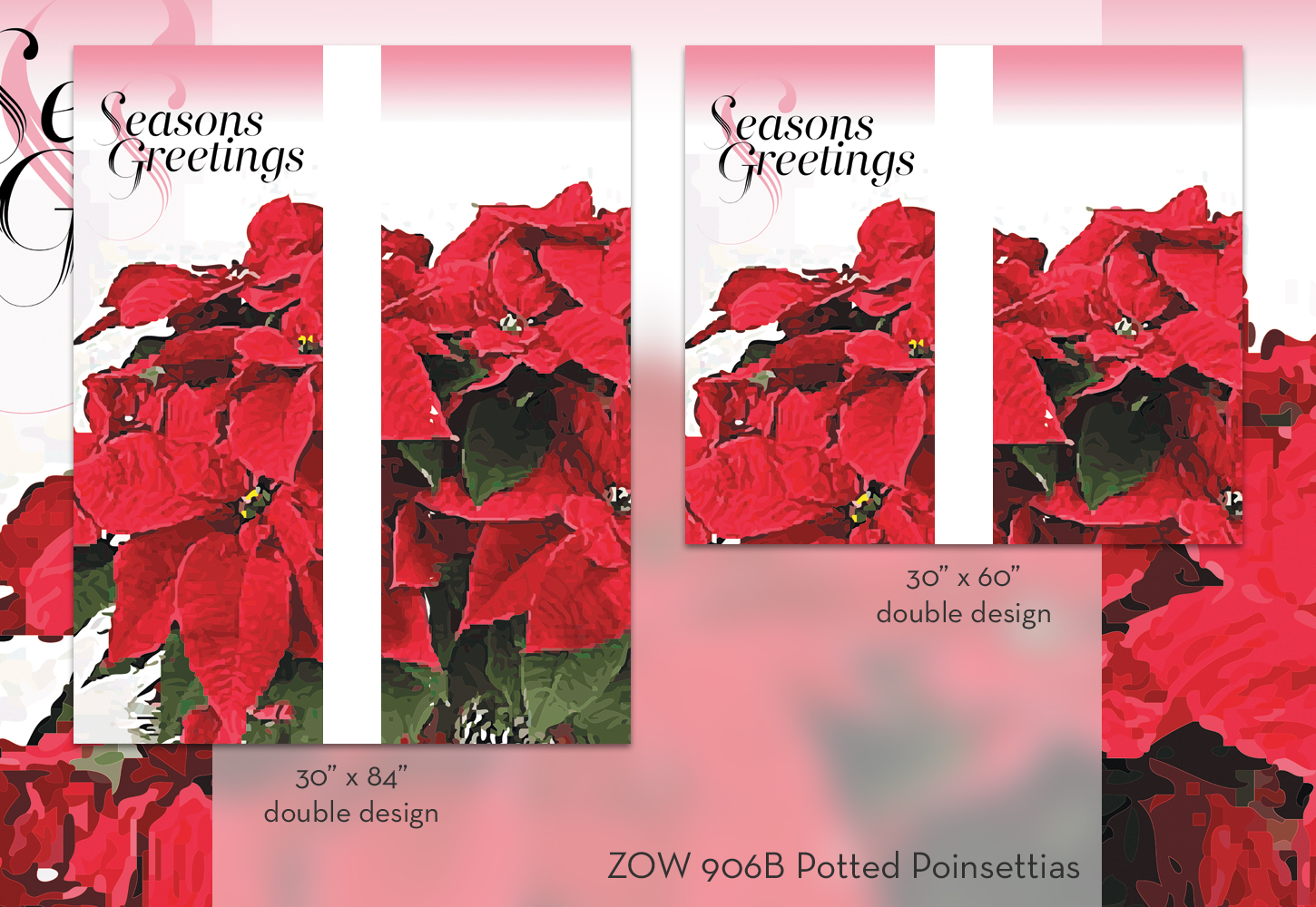 ZOW 906B Potted Poinsettias