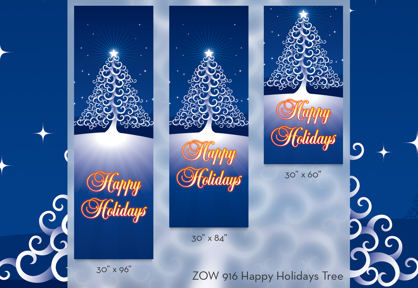 ZOW 916 Happy Holidays Tree