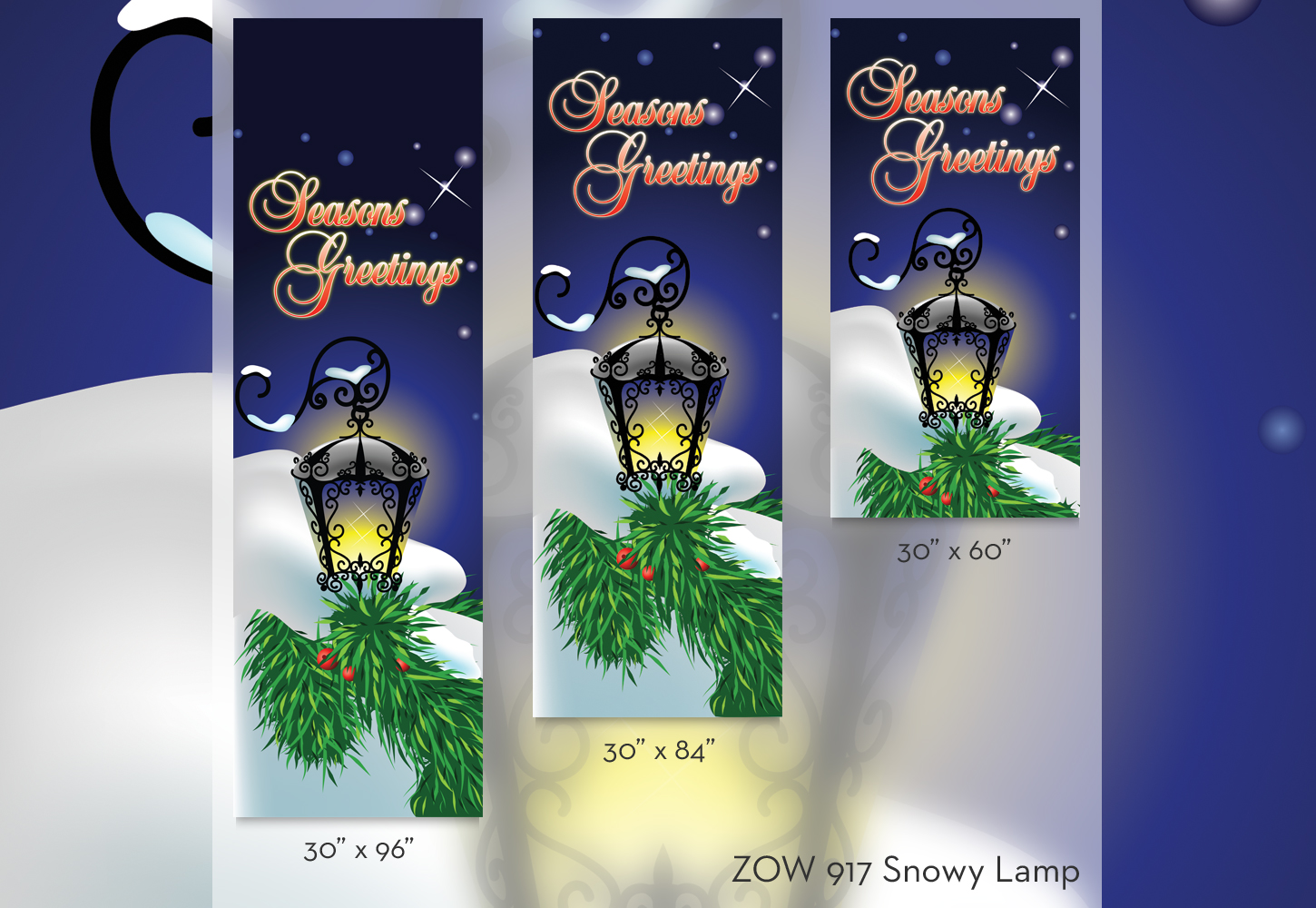 ZOW 917 Snowy Lamp