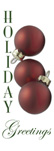 zow 922 Holiday Greetings Ornaments