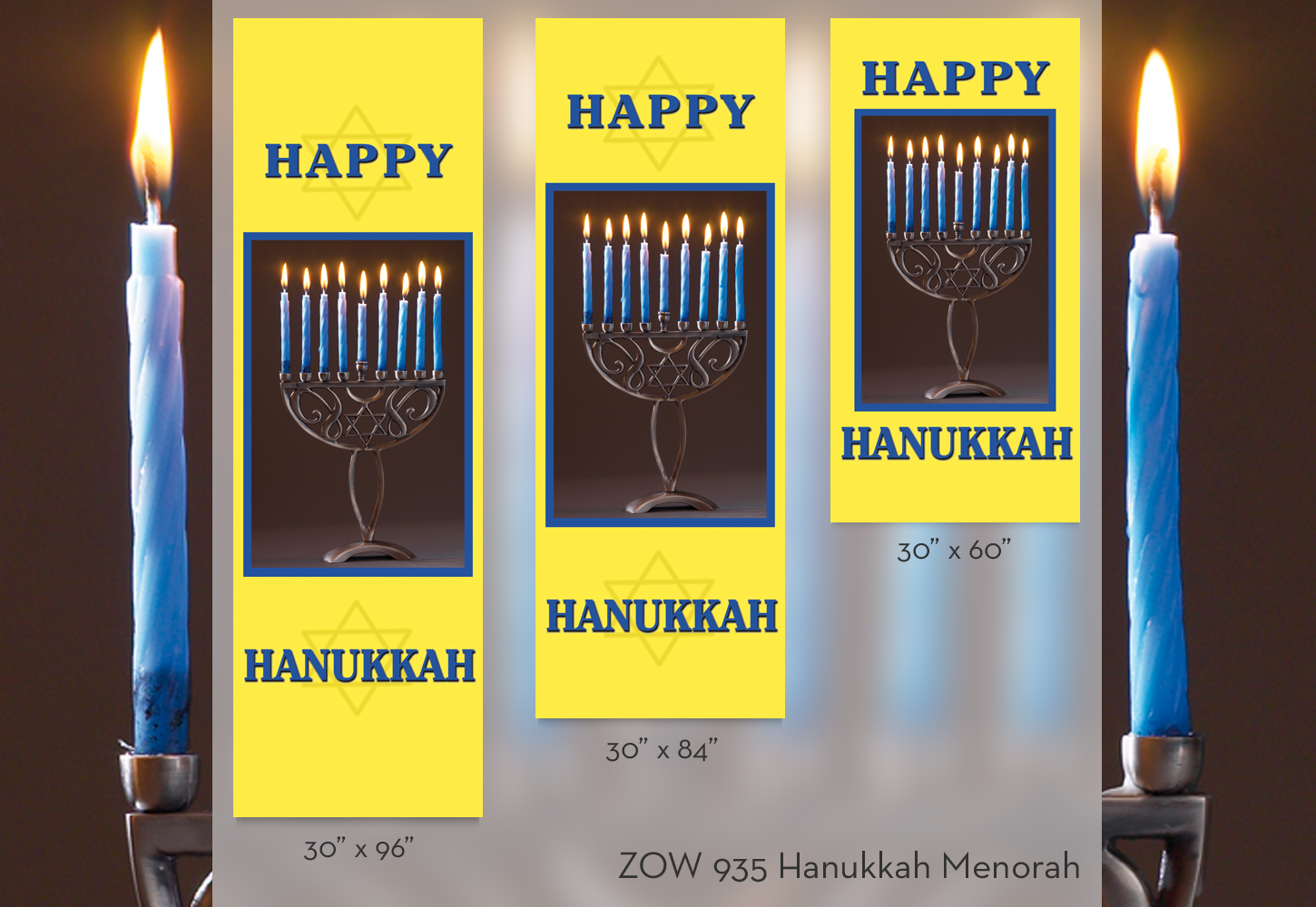 ZOW 935 Hanukkah Menorah
