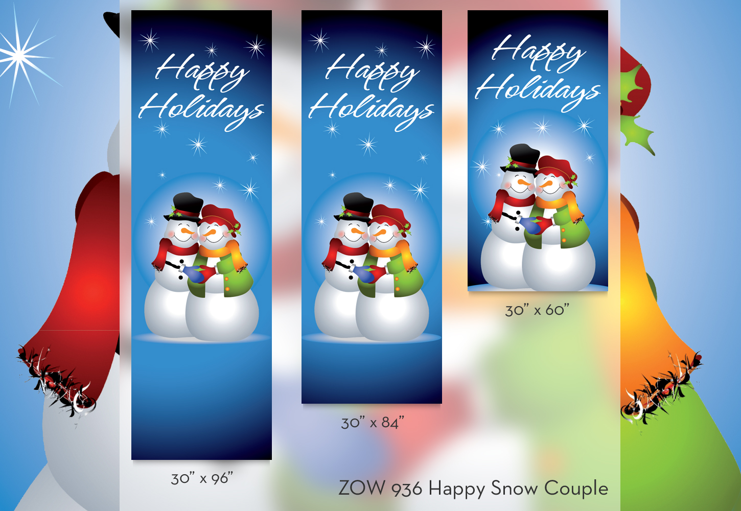 ZOW 936 Happy Snow Couple