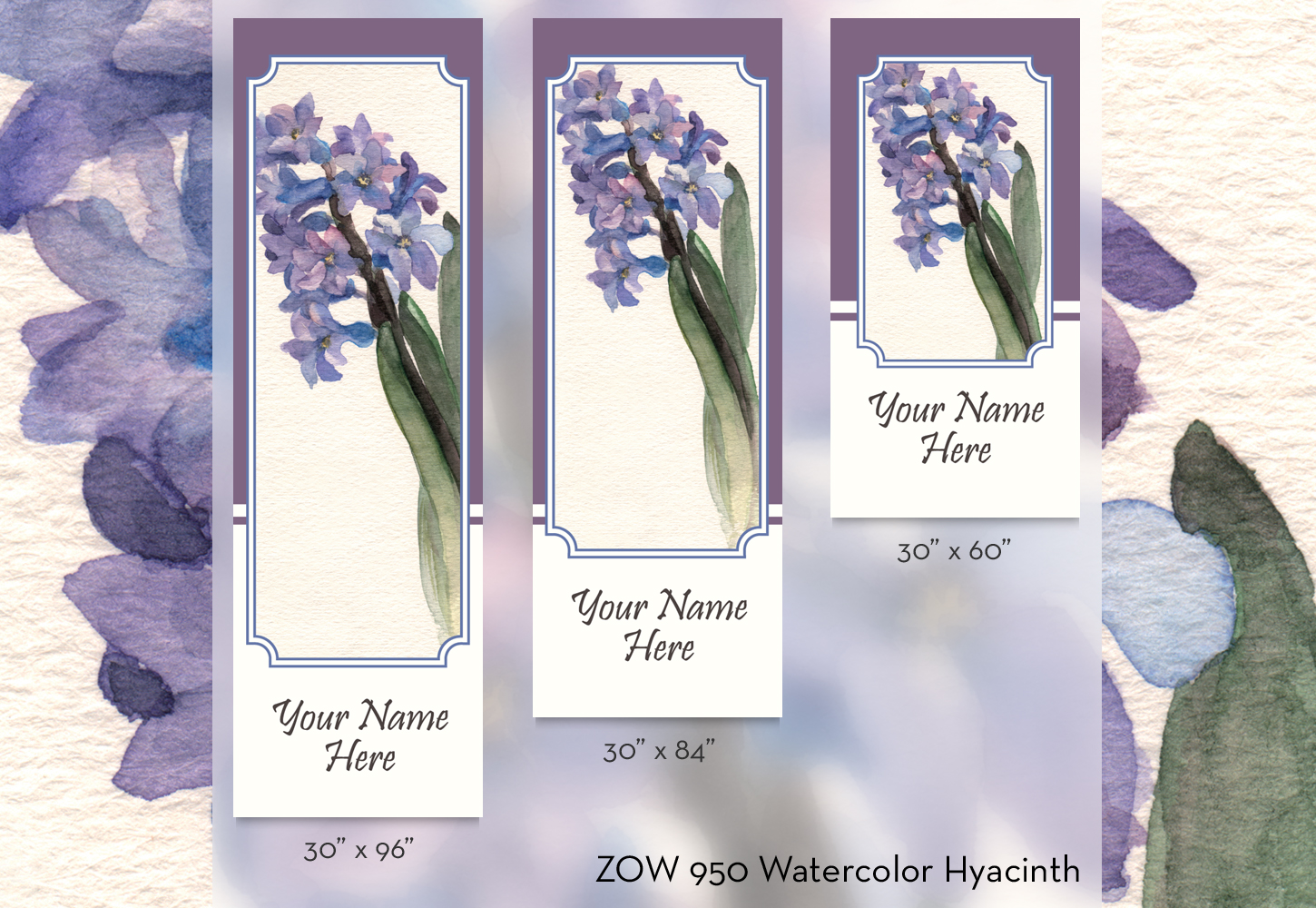 ZOW 950 Watercolor Hyacinth ZOW 950 Watercolor Hyacinth