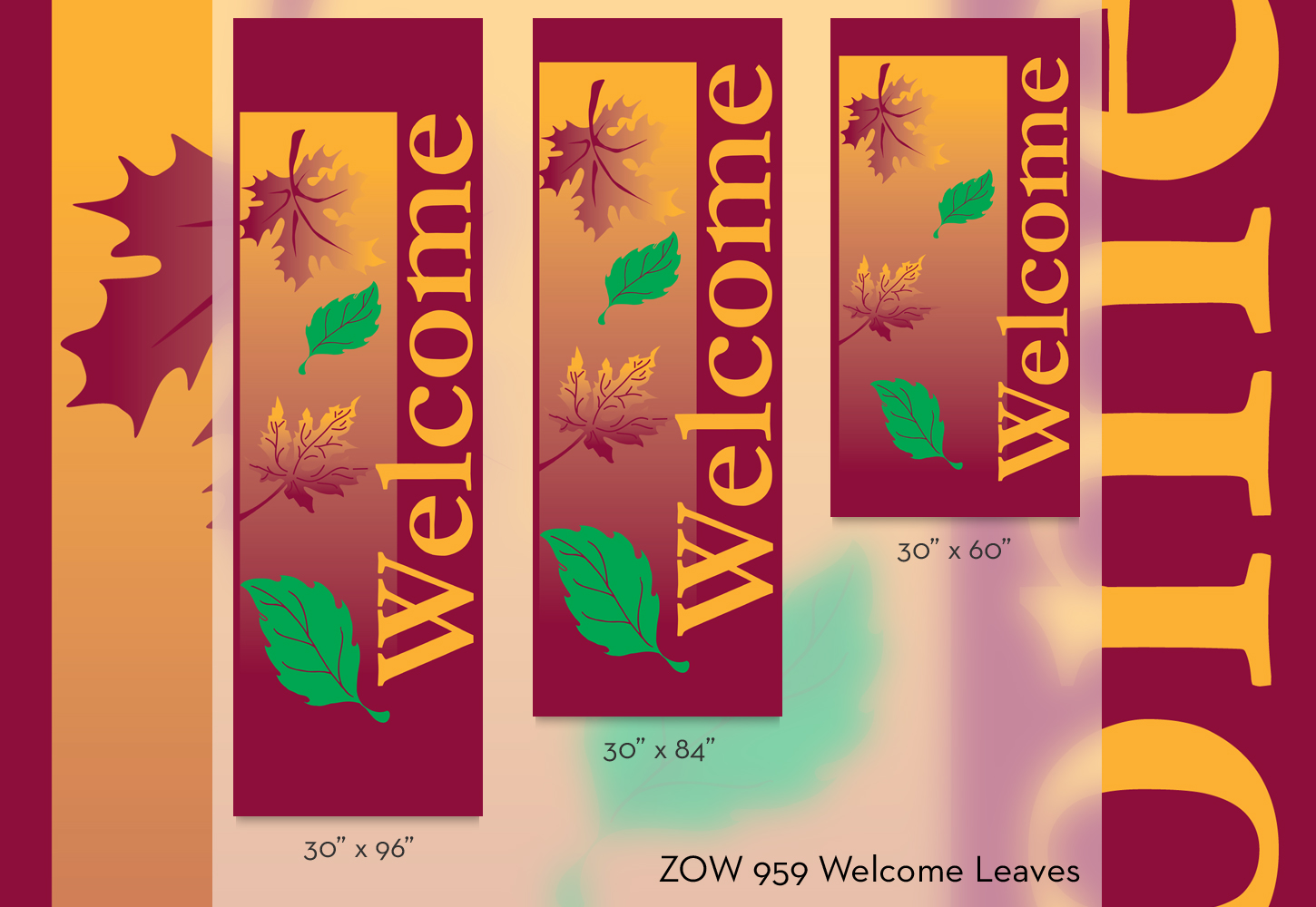 ZOW 959 Welcome Leaves ZOW 959 Welcome Leaves