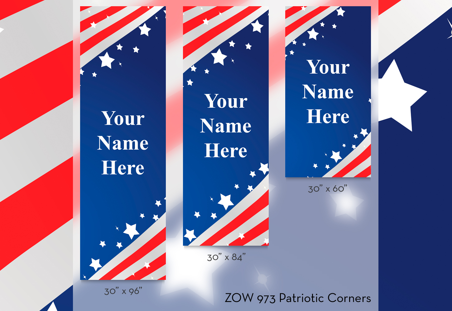 ZOW 973 Patriotic Corners ZOW 973 Patriotic Corners