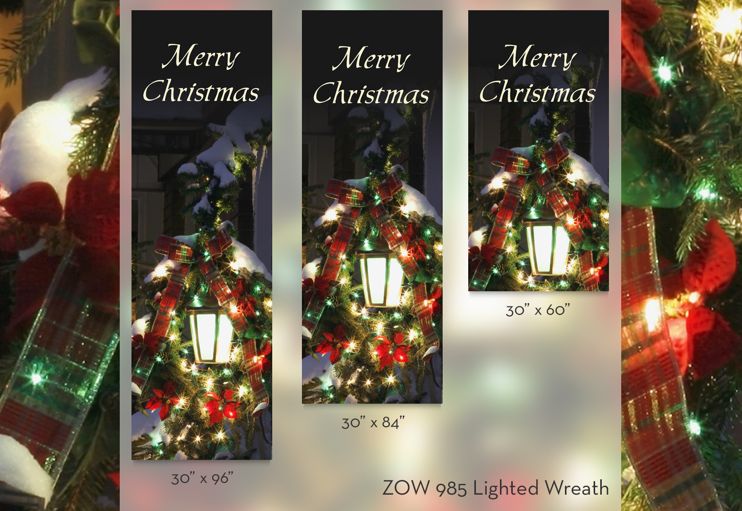 ZOW 985 Lighted Wreath