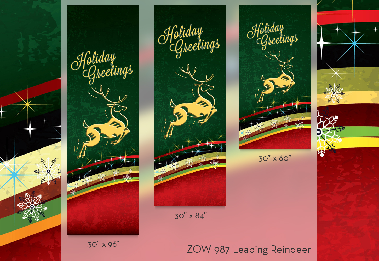 ZOW 987 Leaping Reindeer